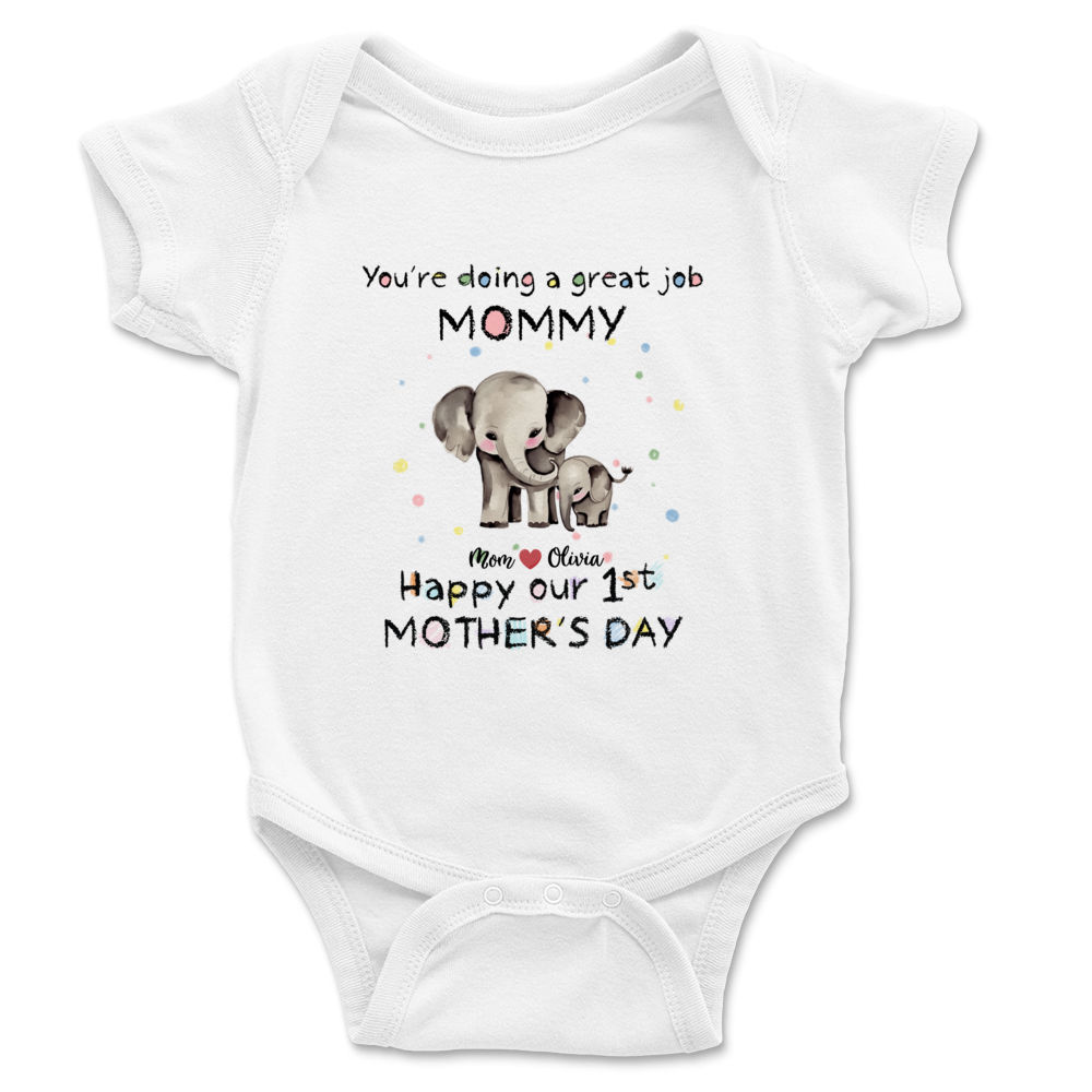 Mother's Day Gift - Newborn -  You're doing a great job mommy Happy our 1st Mother's Day_1