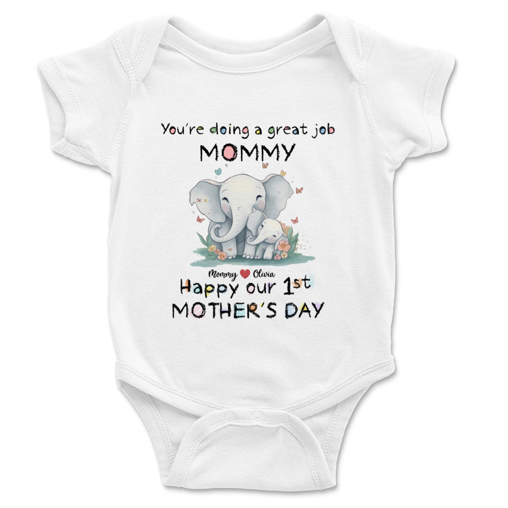 Mother's Day Gift - Newborn -   You're doing a great job mommy Happy our 1st Mother's Day_1