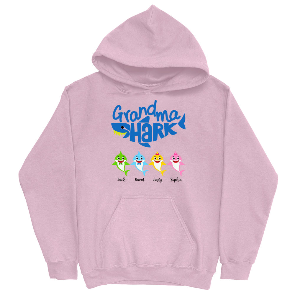 Grandma shark shop hoodie