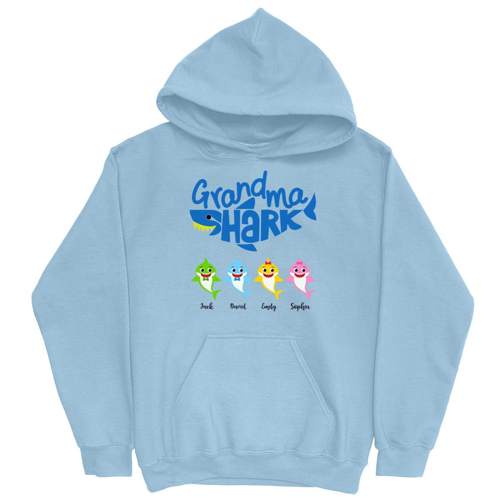 Grandma shark shop hoodie