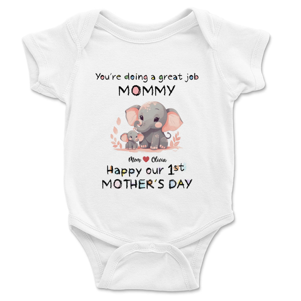 Mother's Day Gift - Newborn -  You're doing a great job mommy Happy our 1st Mother's Day_1