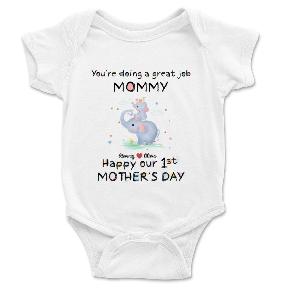 Mother's Day Gift - Newborn -  You're doing a great job mommy Happy our 1st Mother's Day_1