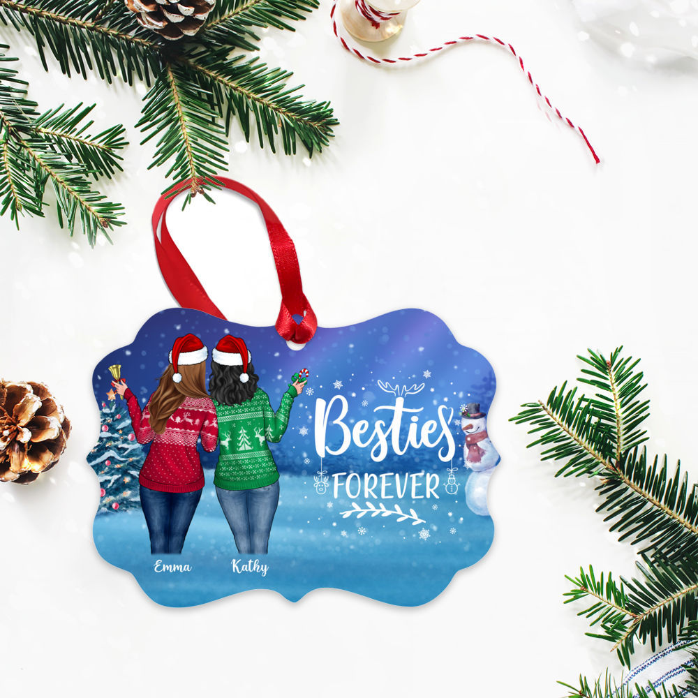 Personalized Xmas Ornament - Besties Forever (Up to 5 Girls)_4