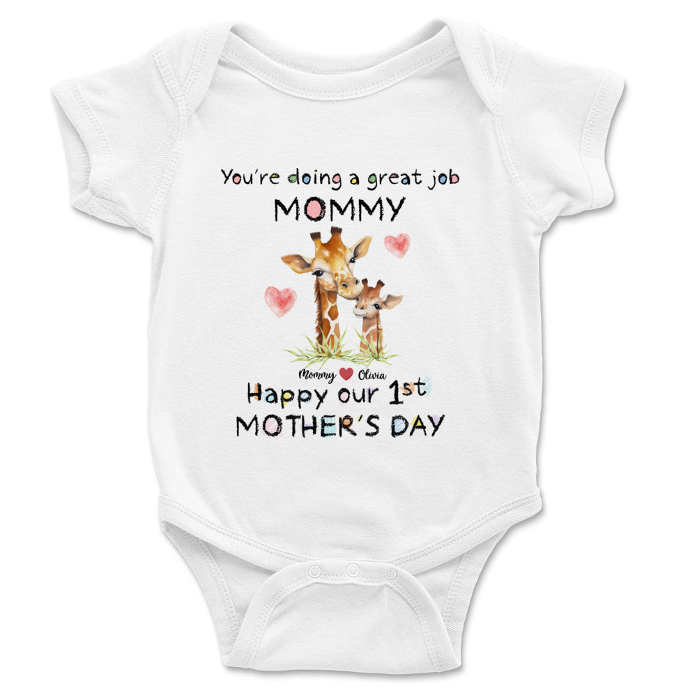 Mother's Day Gift - Newborn -  You're doing a great job mommy Happy our 1st Mother's Day_1