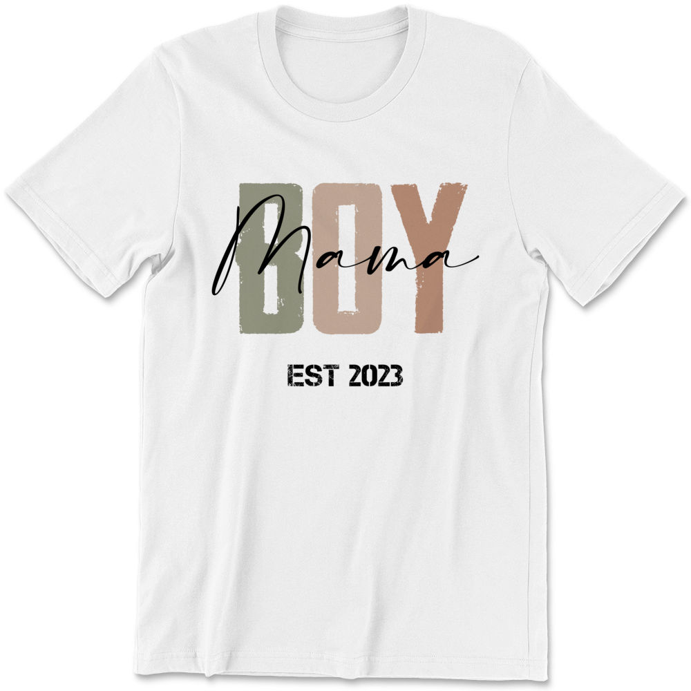 Mother's Day 2023 - Personalized Mama Boy Shirt, Mom Of Boys Mother's Day 2023 - Personalized Mama Boy Shirt, Mom Of Boys