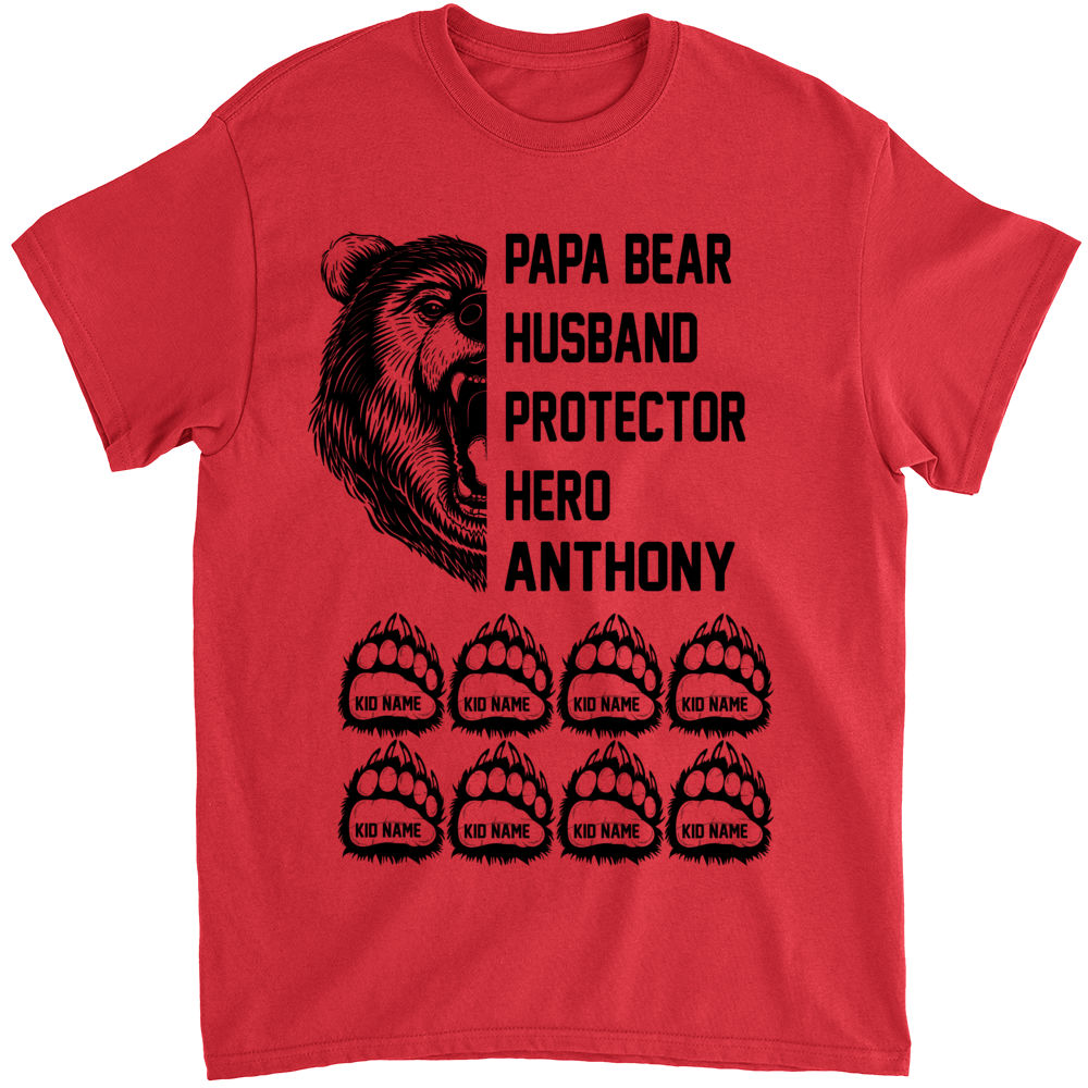 Papa Bear Don't Mess With My Cubs Father's Day' Men's T-Shirt