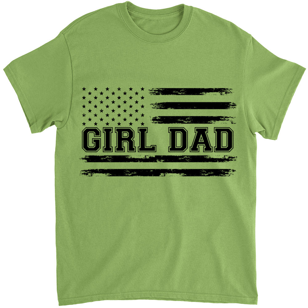 Girldad® Military Green Shirt Girl Dad Girl Dad Gift Dad of 