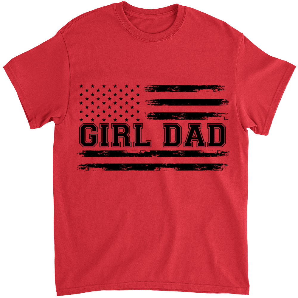 Girl Dad Tee 8 - Girl Dad - T-Shirt