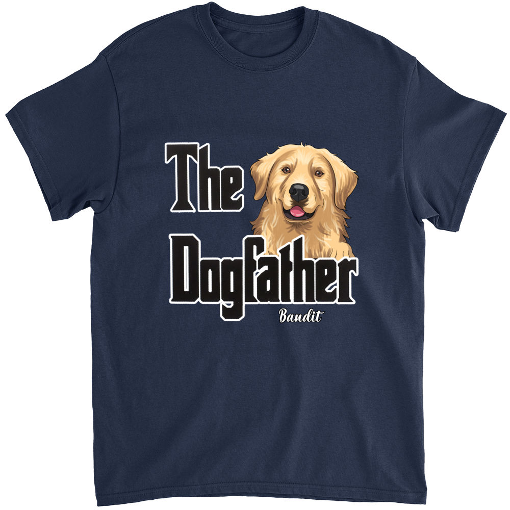 Dad Shirt - The Dogfather - Father's Day Gift, Birthday Gifts For Dad, Gifts For Dad, Dog Dad - Personalized Shirt_1