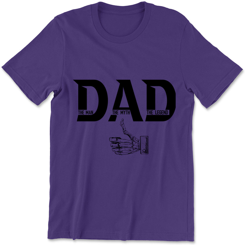 Father's Day Rod Father Fishing Mens T Shirt Purple 3X-LG