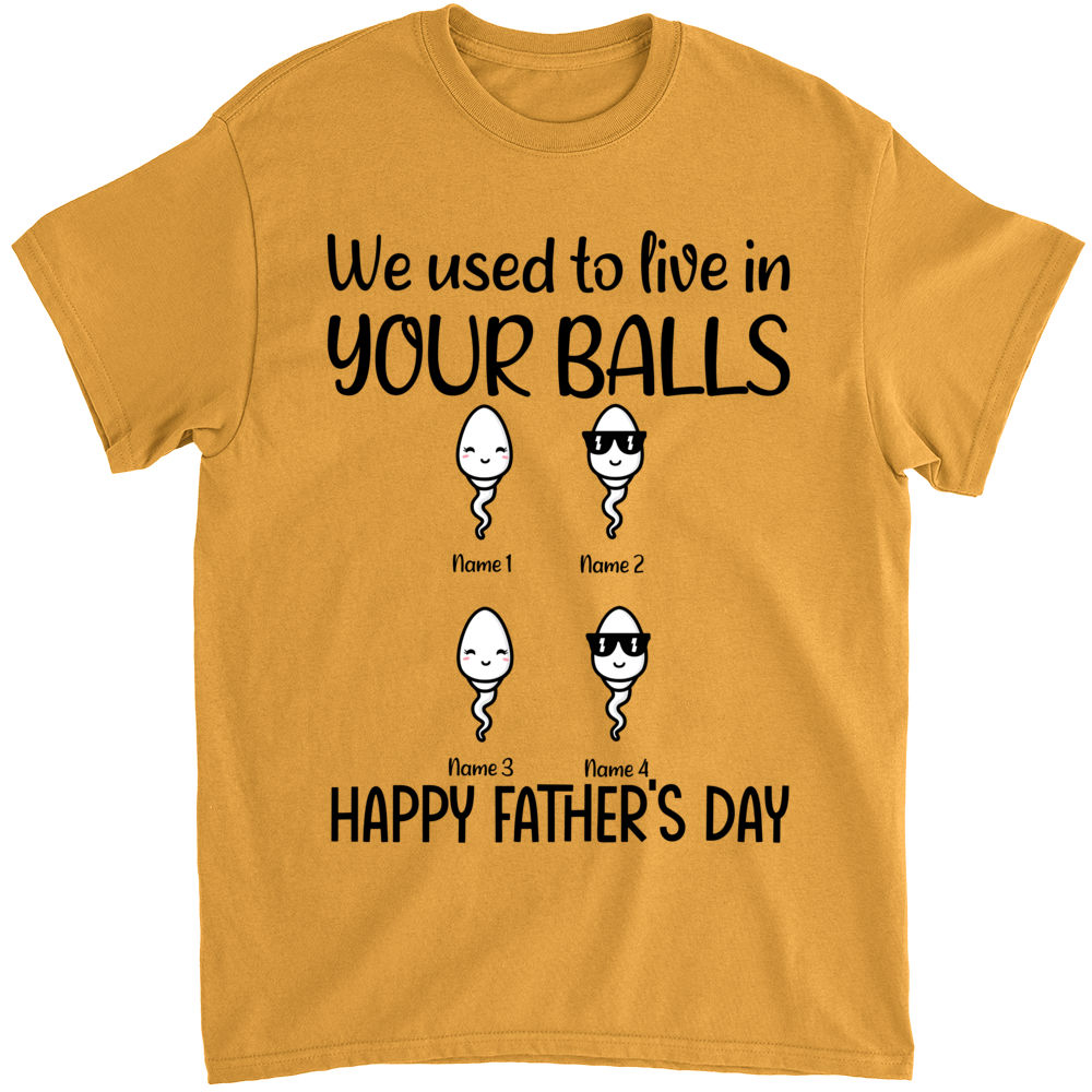 Father's day - Personalized Dad Shirt With Kids Name Shirt ,Funny Custom  T-Shirt Father's Day Gift Idea Funny Dad Shirt Gift For Dad 29636