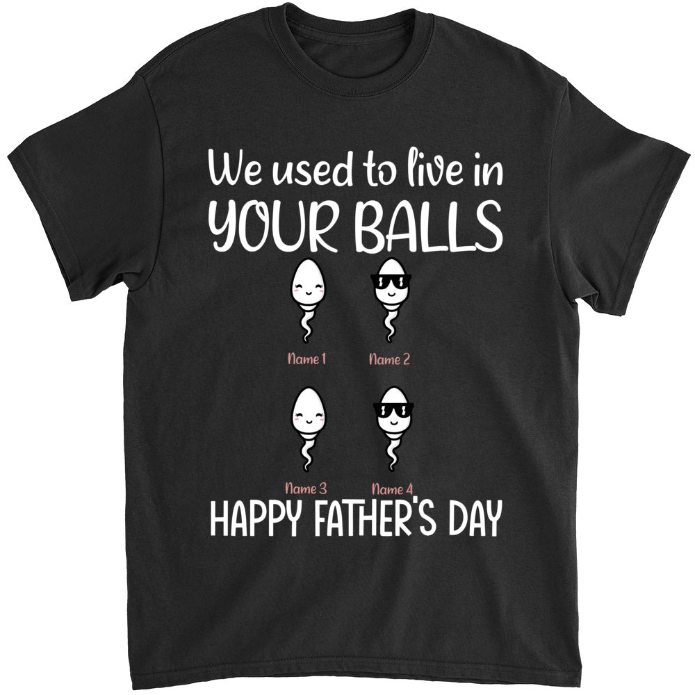 Father's day - Personalized Dad Shirt With Kids Name Shirt ,Funny ...