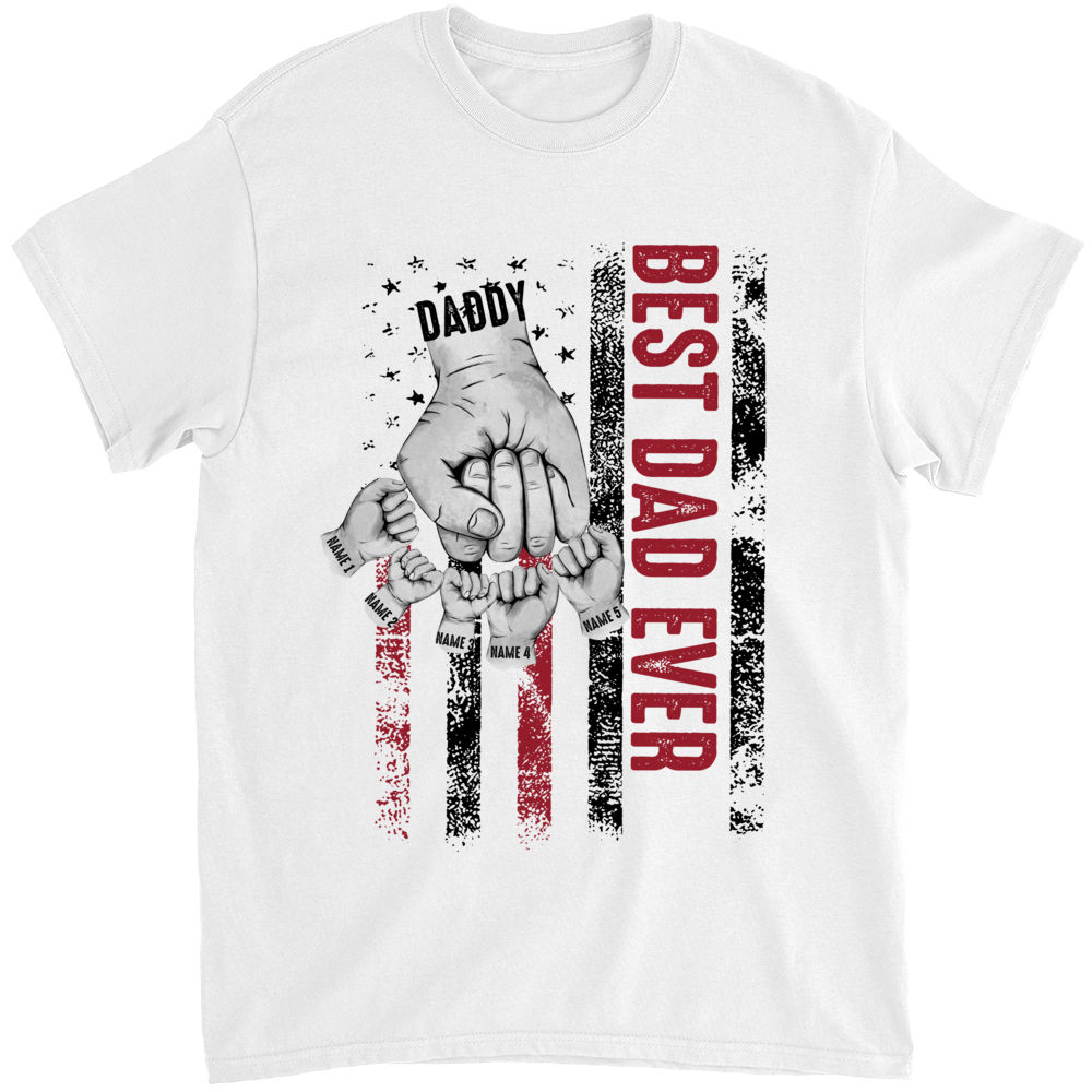 Father s Day 2023 Personalized Dad Raised Fist Hand T Shirt Custom father-s-day-2023-personalized-dad-raised-fist-hand-t-shirt-custom