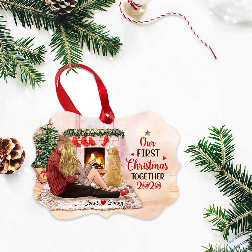 Personalized Xmas Couple Ornament  - Our first Christmas Together 2020_2