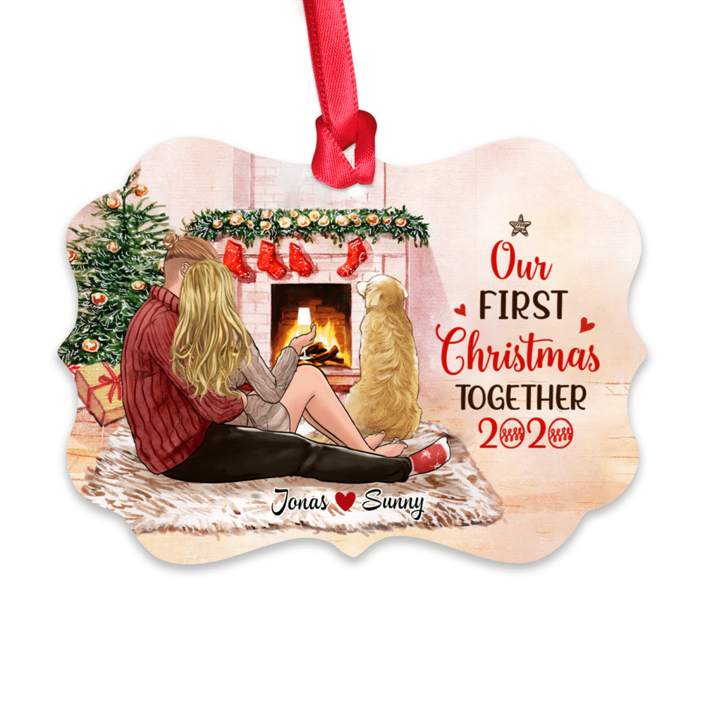 Personalized Xmas Couple Ornament  - Our first Christmas Together 2020_1