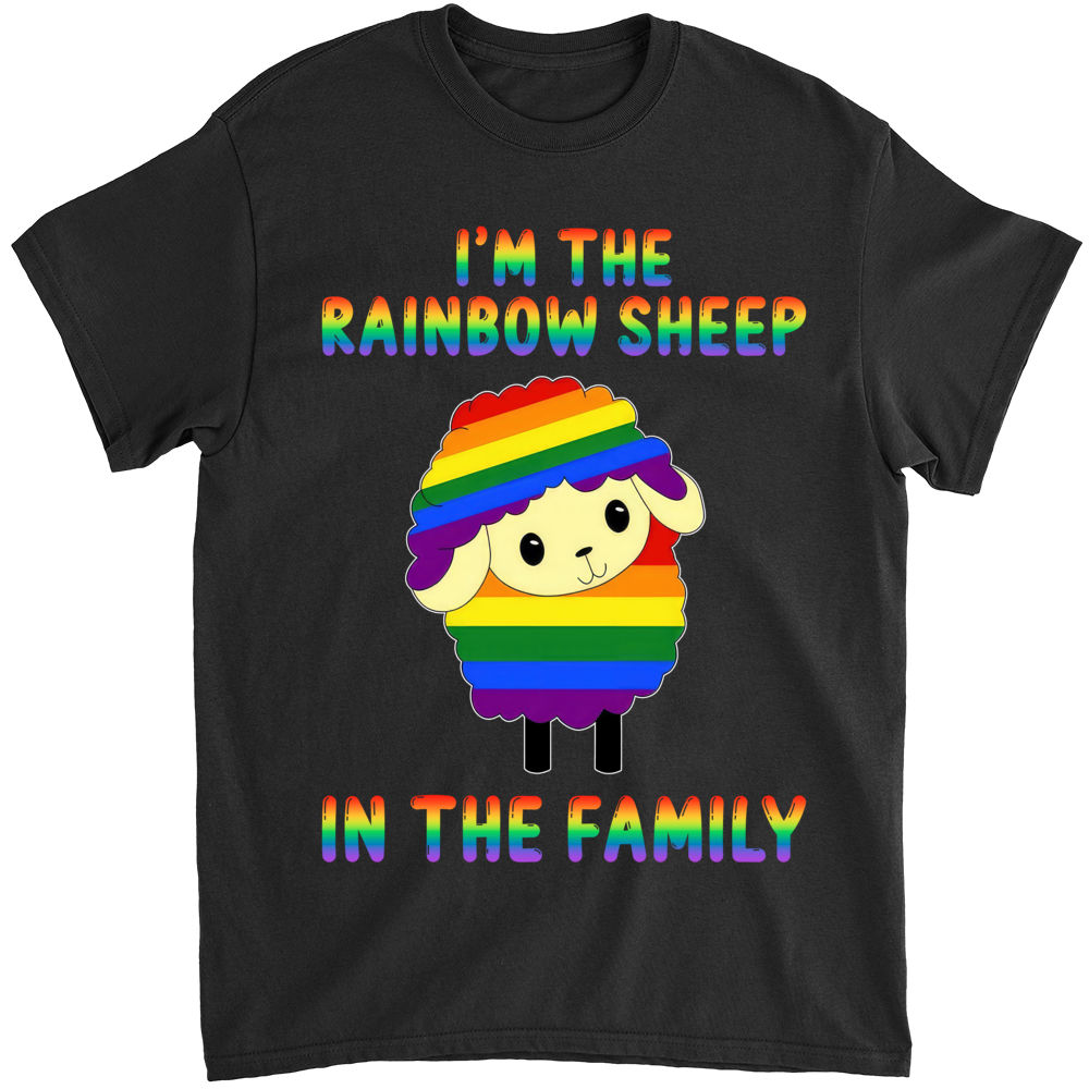 LGBT Pride Month - I'm The Rainbow Sheep In The Family Pride Month Awareness Shirt, Equality T-Shirt, Funny Gay Shirt, Pride Gifts, LGBT Shirt, Gay Pride Shirt, Funny LGBTQ T-Shirt 29762_3