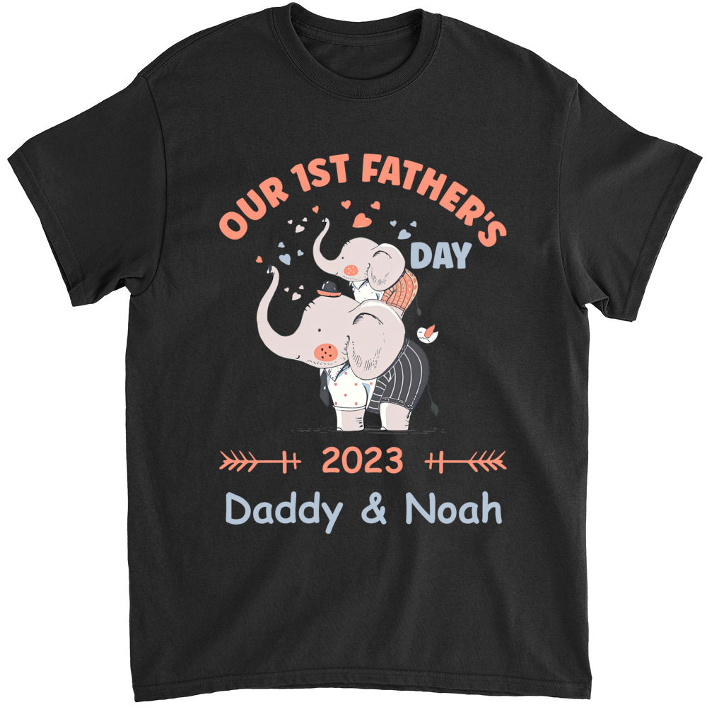 Father's Day Gift Our First Father's Day Shirt, Fathers Day