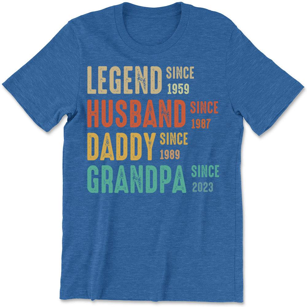 Father's Day Gift - Personalized Husband Father Grandpa Legend