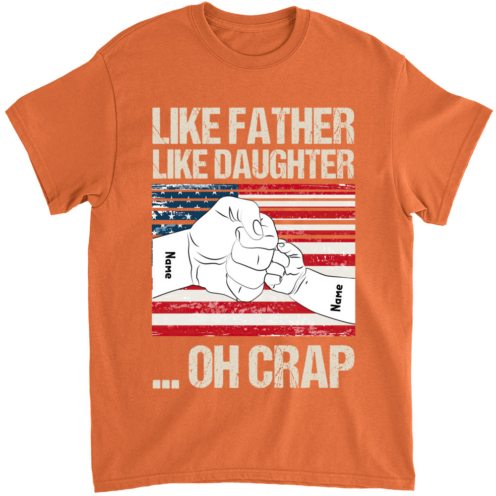 Like Mother Like Daughter Oh Crap Funny Mother's Day T-Shirt 