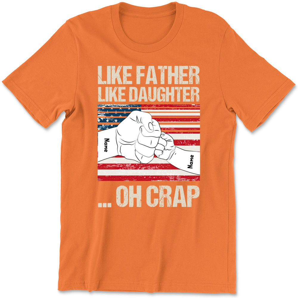 Like Mother Like Daughter Oh Crap Funny Mother's Day T-Shirt 