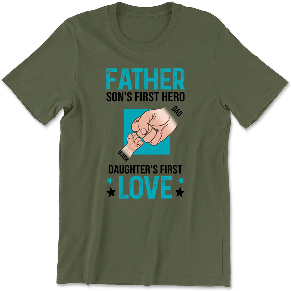 A son's first hero a daughter's first love dad dallas cowboys happy father's  day shirt - Guineashirt Premium ™ LLC