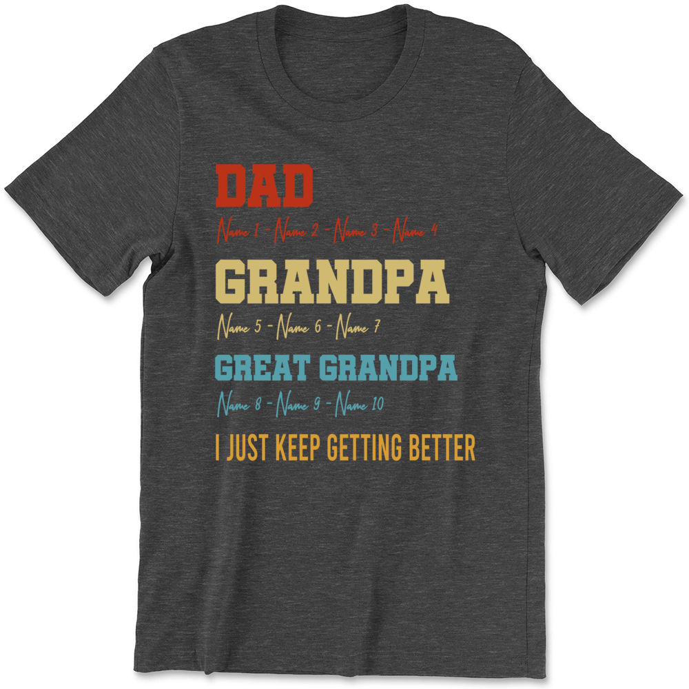 Grandpa'S Keeper Custom Fishing Shirt, Grandpa Shirt, Gifts For Grandpa,  Grandfather, Father'S Day D02 Nqs1631 - Standard Crew Neck Sweatshirt – Wow  Clothes