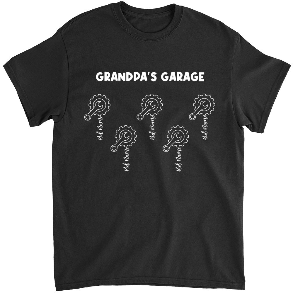 Father's Day 2023 - Personalized Dad's Garage Shirt, Custom