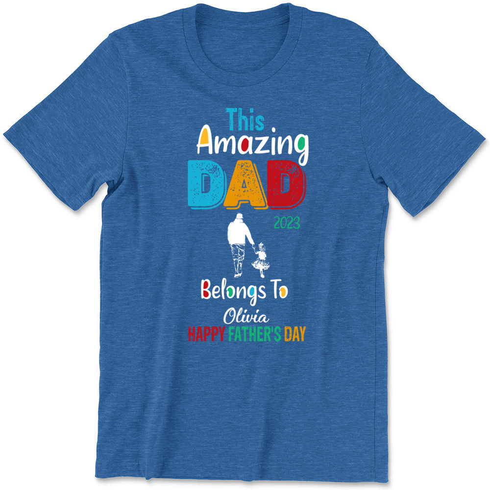 たあパパ Father's Day 2023 - Personalized This Amazing Dad Belongs To