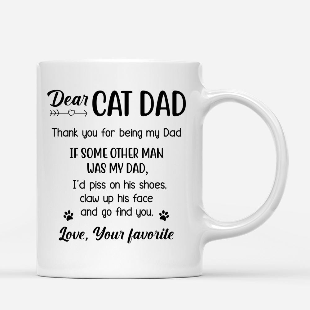 Man and Cats - Sunset - Dear Cat Dad Thank You For Being My Dad_2