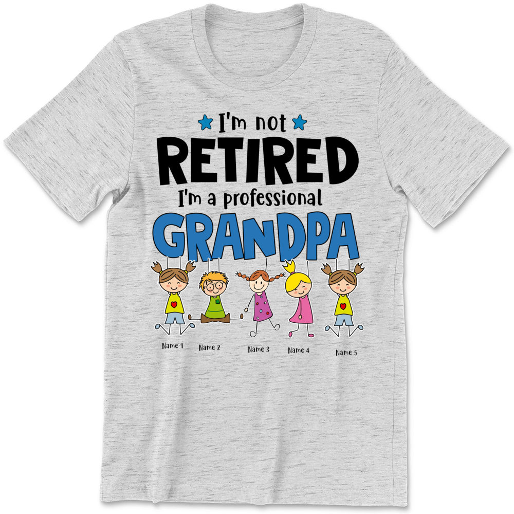 I'm Not Retired I'm A Professional Grandpa Engraved Father's Day