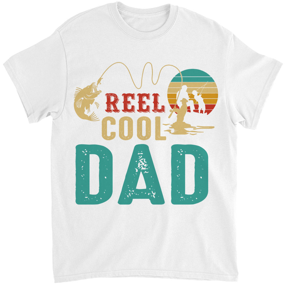 Reel Cool Dad Shirt Light Blue / 4XL