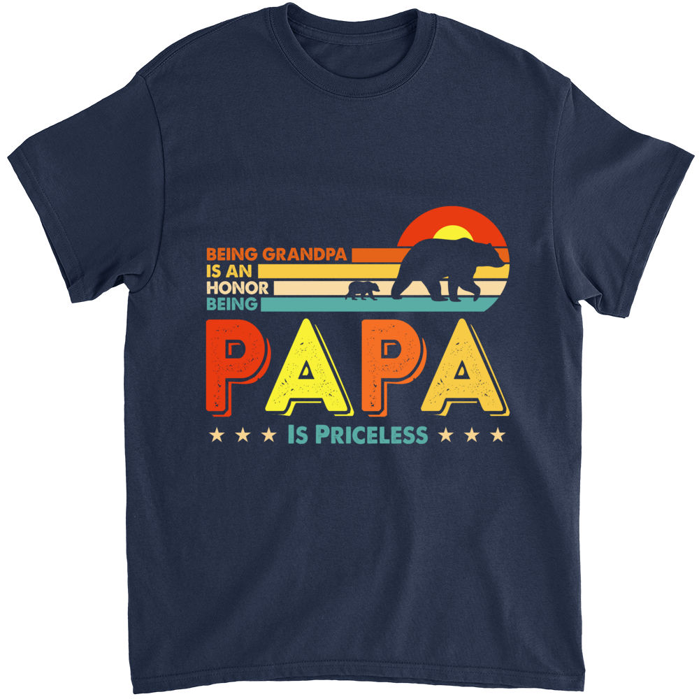 Being Grandpa Is An Honor Papa Priceless By Utenbaw