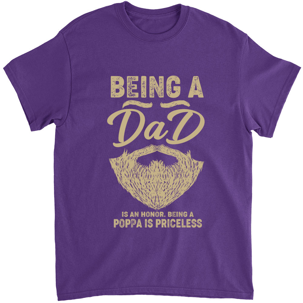  Being A Dad Is Honor, Being POP POP Is Priceless T-Shirt :  Clothing, Shoes & Jewelry