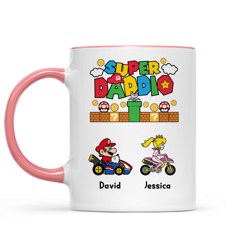 Gossby Personalized DADASAURUS Mug (2 Kids) - Funny Dad Gift from Daughter,  Son with Dinosaur Avatar…See more Gossby Personalized DADASAURUS Mug (2