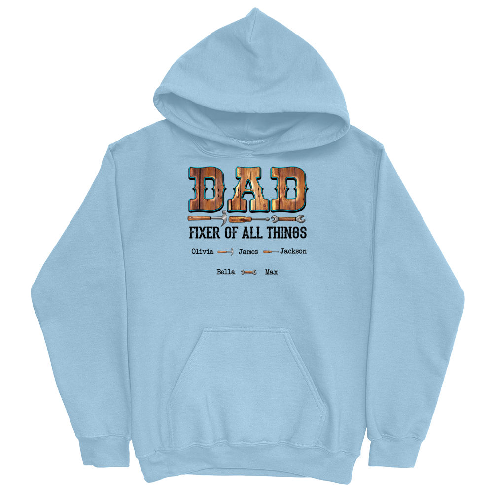 Father's Day 2023 - Personalized Dad Fixer Of All Things Shirt, Custom  Carpenter Daddy Fix Anything Shirt, Best Dad Ever Shirt, Funny Daddy  Grandpa Papa Shirt Gift 31122