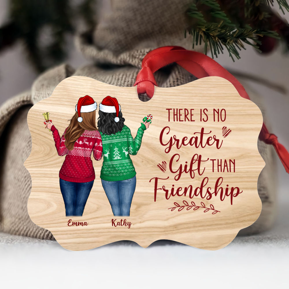 Personalized Transparent Ornament - Best Friends Gifts - There Is No  Greater Gift Than Friendship - Custom Ornament From Photo - Custom Shape  Ornament