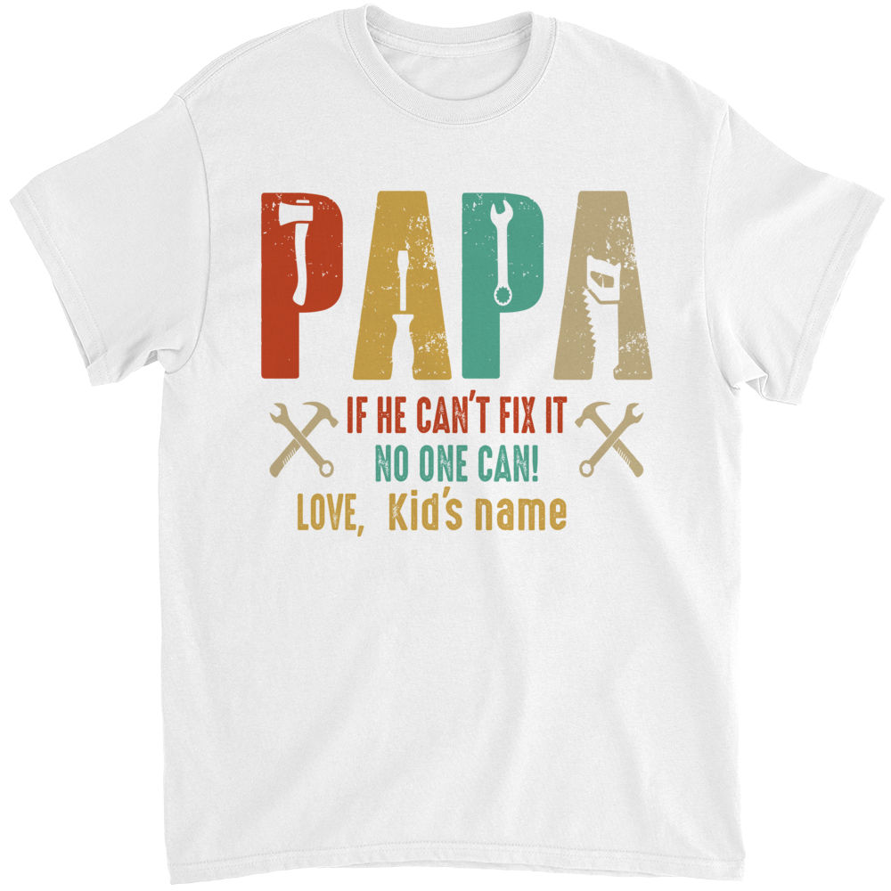 Famvibe Personalized Dad T Shirt MY64 30O47