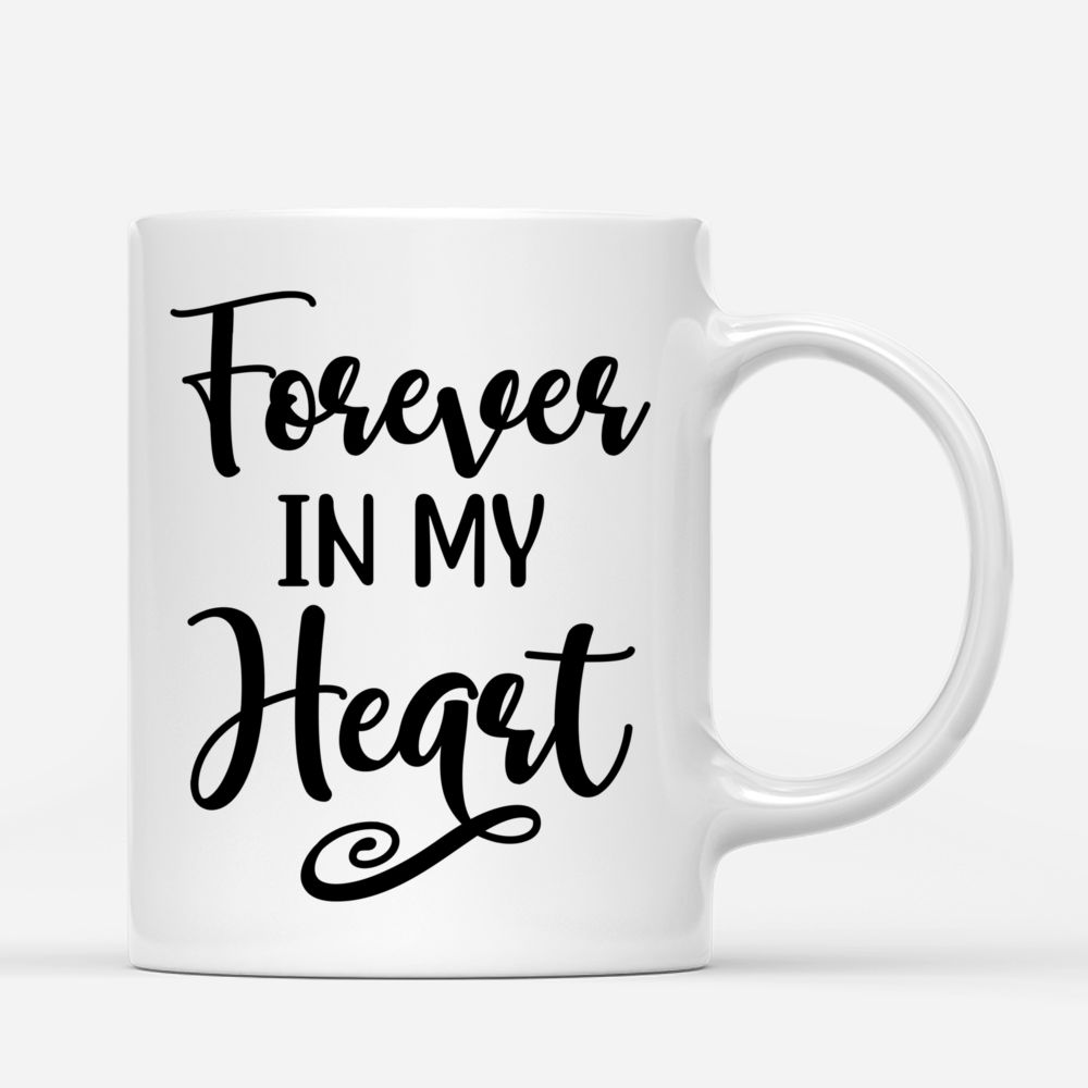 Personalized Dog Dad Mug - Man and Dogs - Forever In My Heart_2