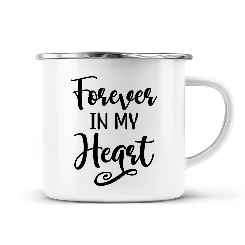 Personalized Dog Dad Mug - Man and Dogs - Forever In My Heart