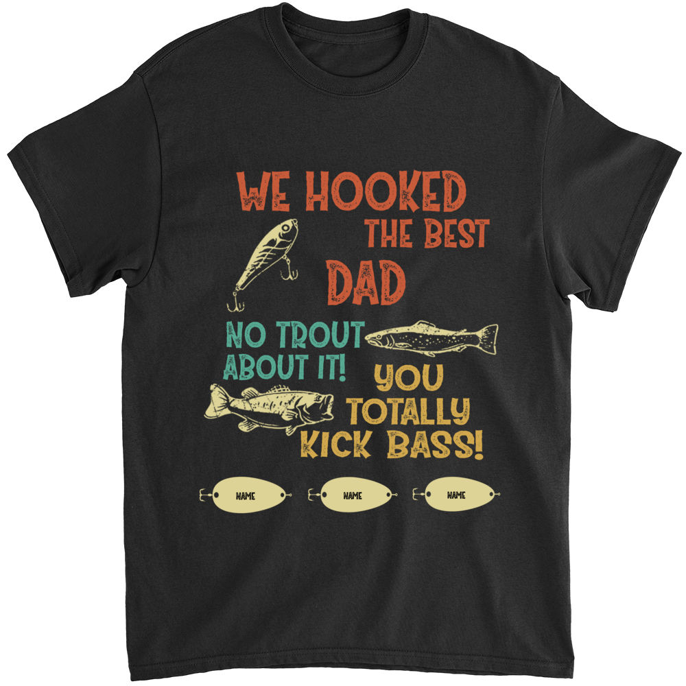 Father's day shirt - Personalized Fishing Custom T Shirt, We