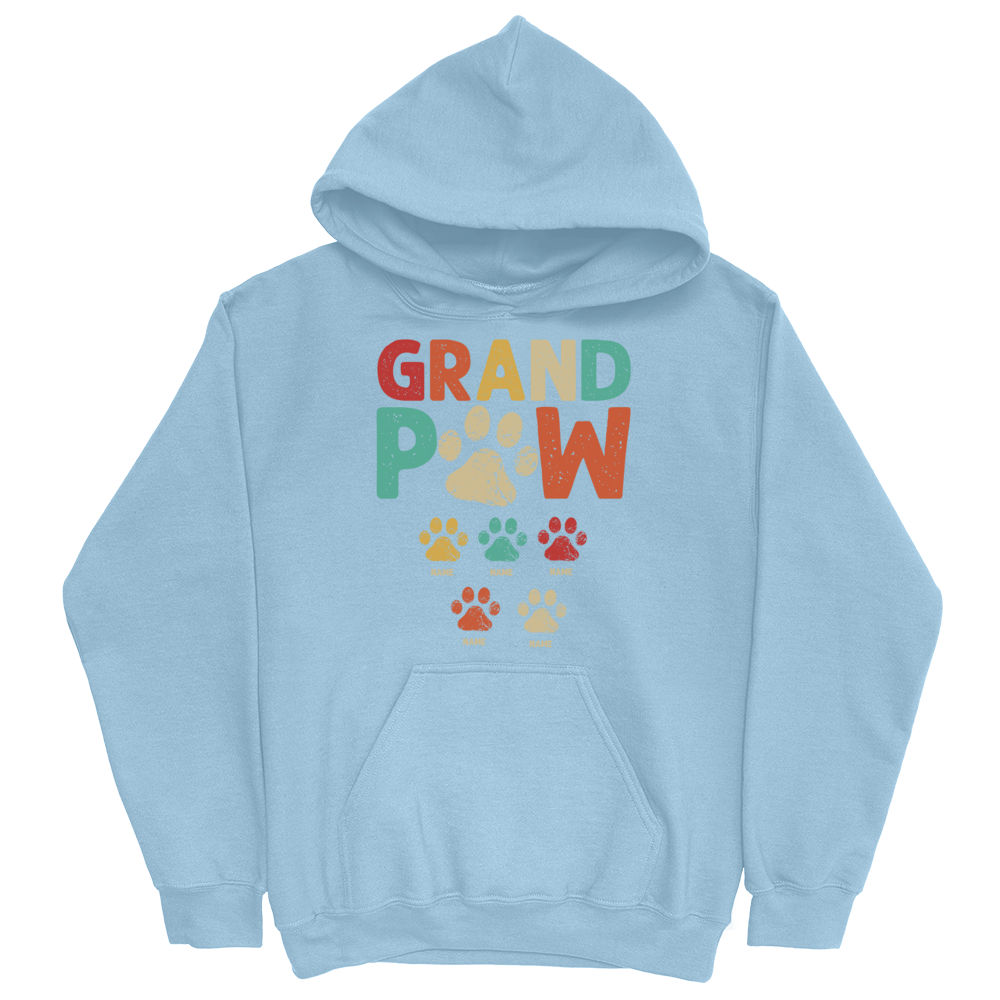 Father's day 2023 - Dog Grandpa Shirt with Dog Names, Personalized