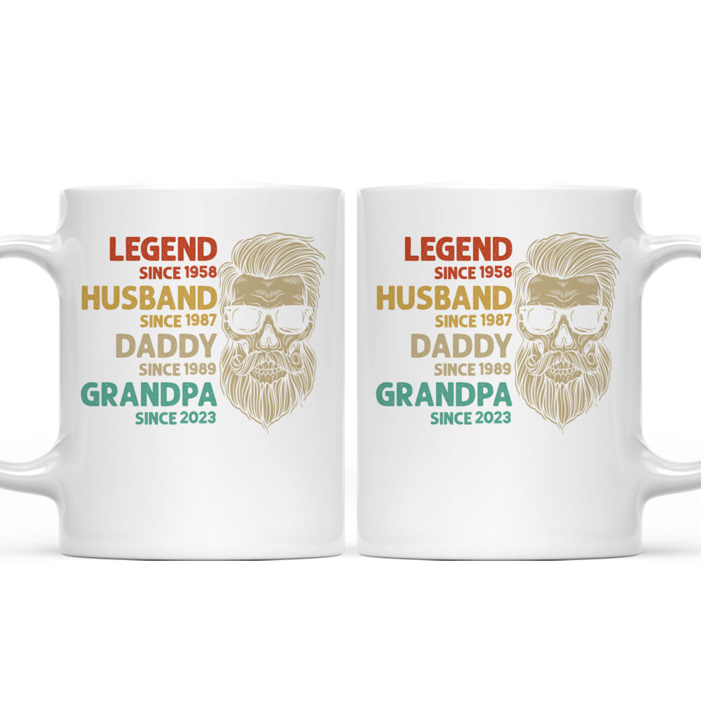 Legend Husband Daddy Grandpa, Personalized Tumbler Cup, Father's Day Custom  Gifts