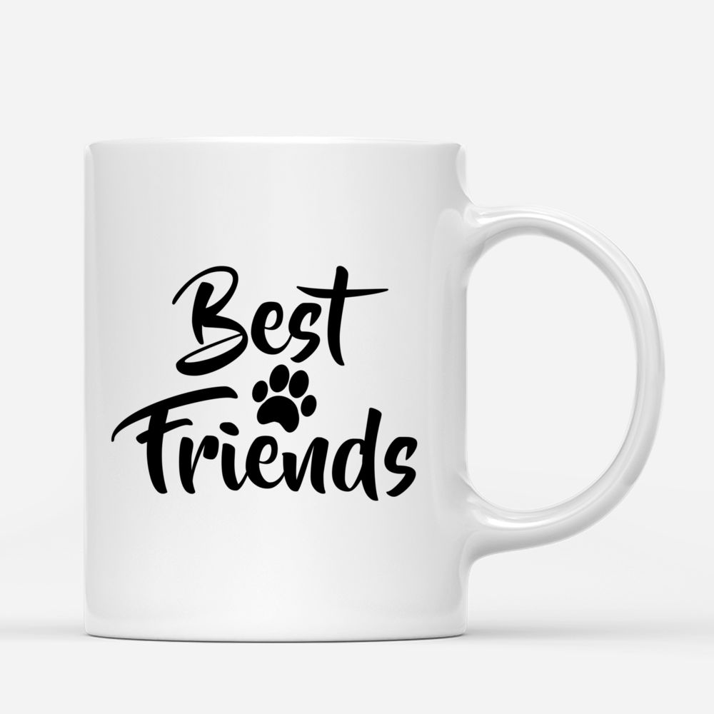 Personalized Mug - Man and Cats - Sunset - Best Friends_2