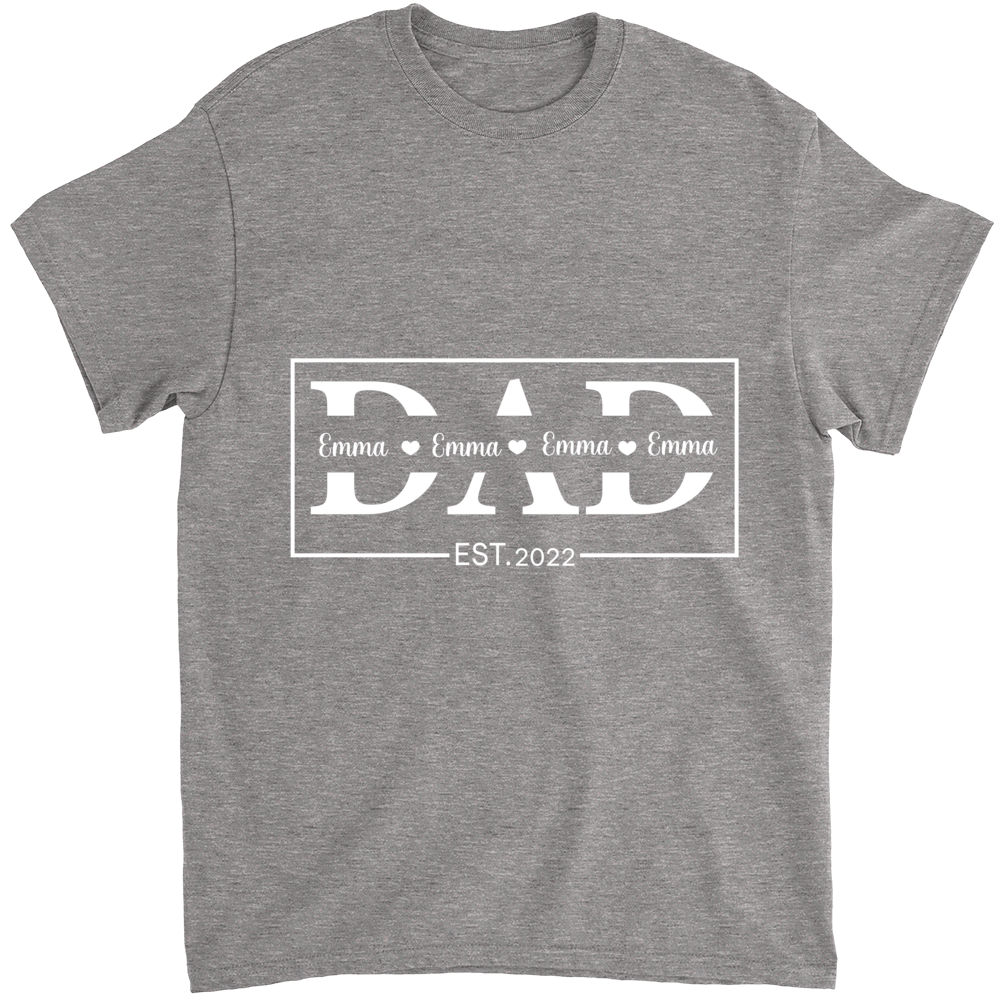 Father's Day Shirt - Personalized Happy Father's Day Shirt