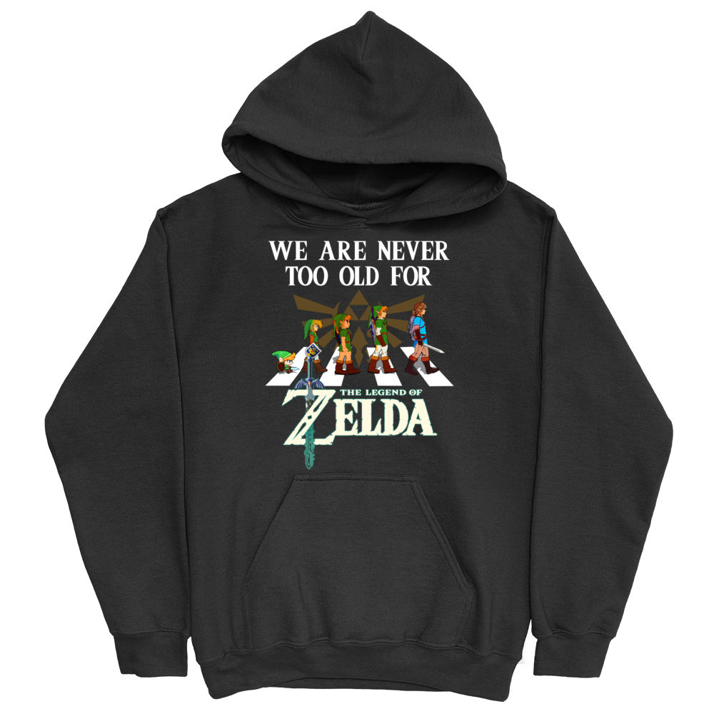 Legend Of Zelda Shirt, Breath Of The Wild Sweatshirt, We Are Never Too Old  For Zelda Merch - Seontee