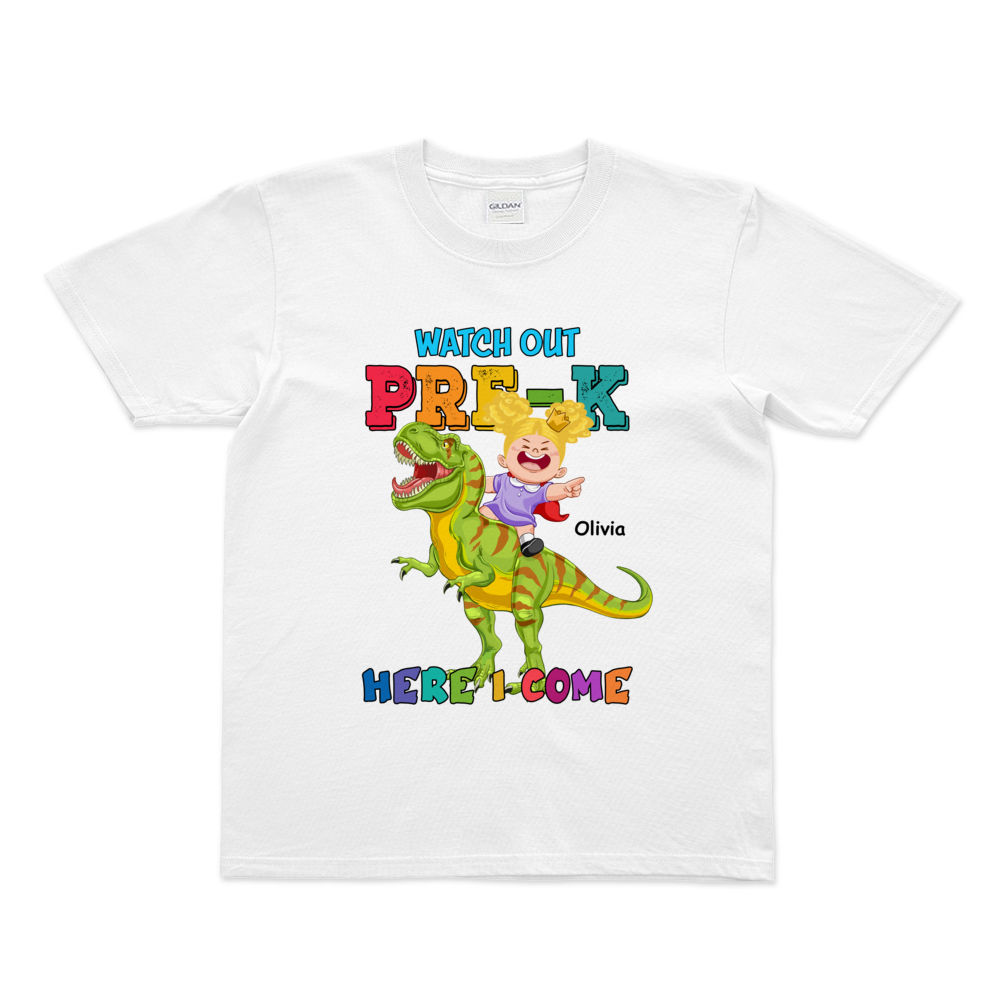 Back To School - School Kid - I'm Ready To Crush Kindergarten, Gift For Kids Boy Girls - Personalized Shirt_4