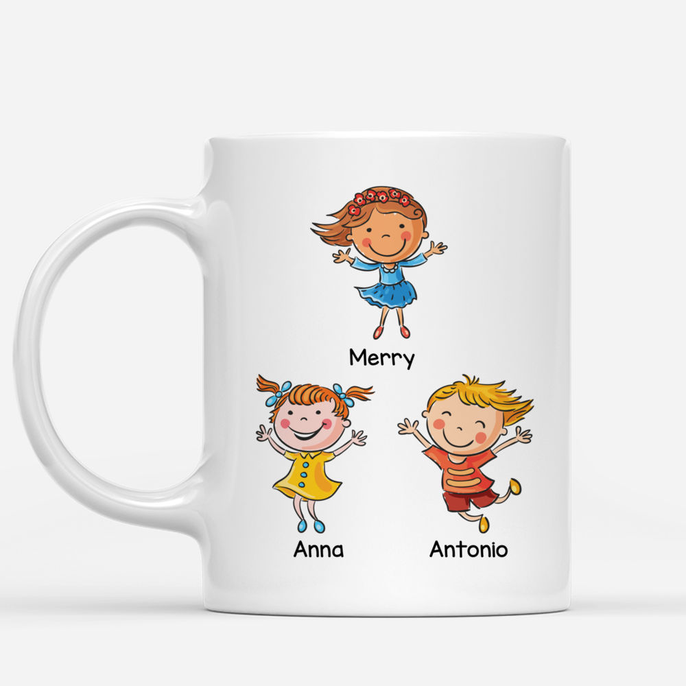 Personalized Mug - Grandkids  - Xmas Mug - Life Is Better With GrandKids_1