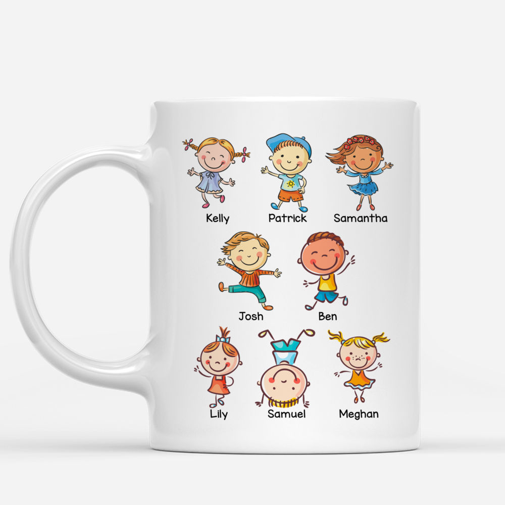 Custom Christmas Mug - Life is Better with Grandkids_1