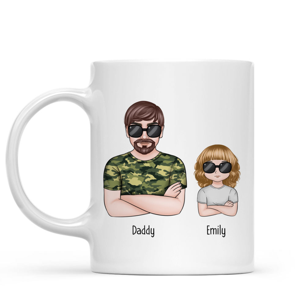 Personalized Mug - Father & Daughter - The Love Between A Father and A Daughter Is Forever_1