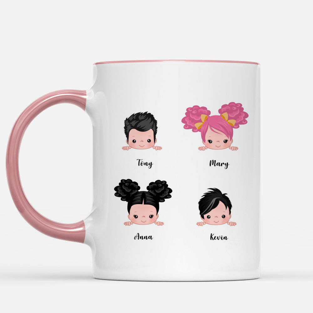 Personalized Mug - Up to 9 Kids - When God Made Grandkids He Gave Me The Best_1